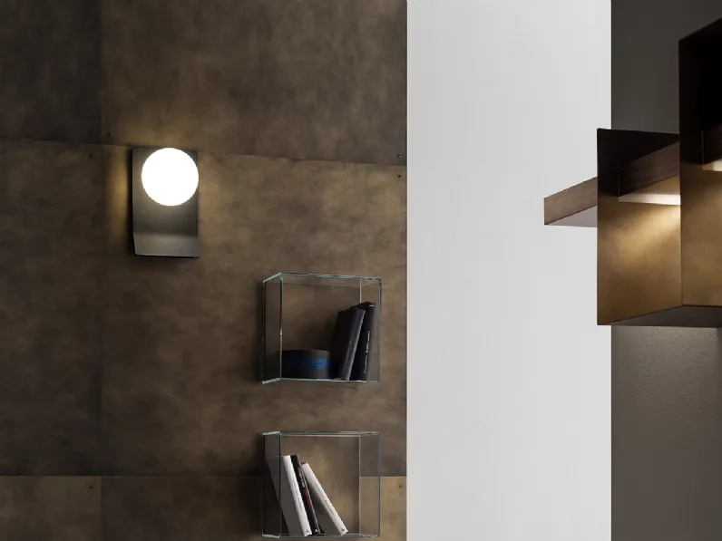 Lampada LED ricaricabile da parete Brand in metallo di Ronda Design