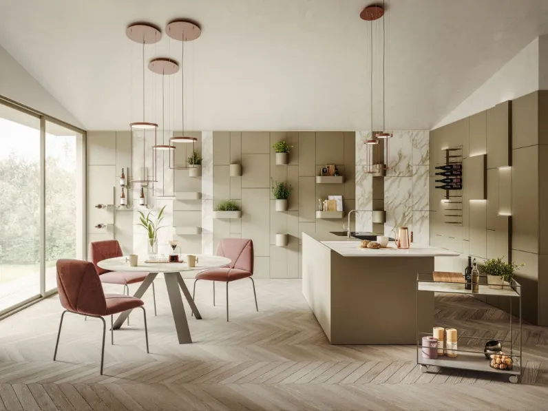 Lampada a sospensione Brassie Round di Ronda Design