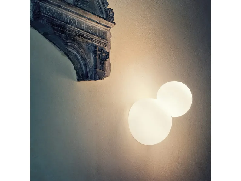 Lampada da parete Bruco media di Fontana Arte