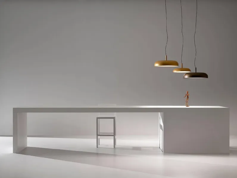 Lampada a sospensione in acciaio verniciato Budino di Vesoi