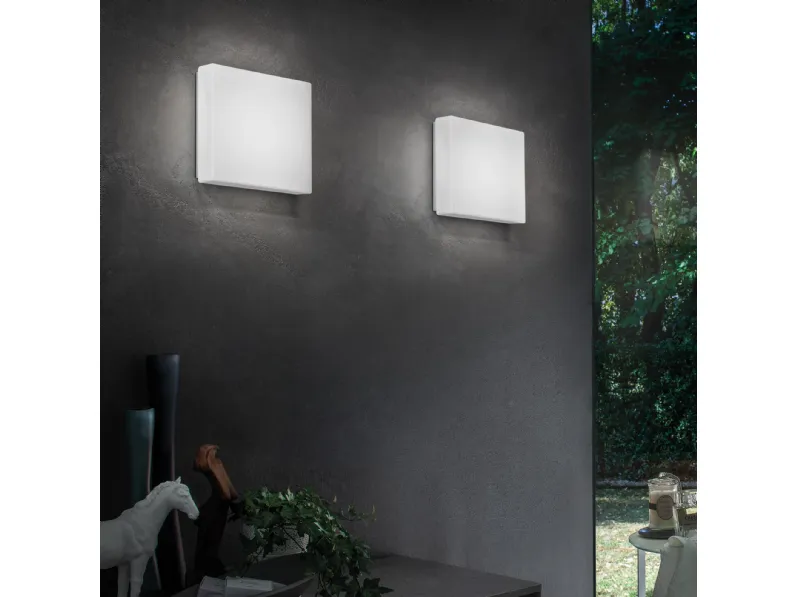 Lampada da parete in vetro Caorle di Zafferano