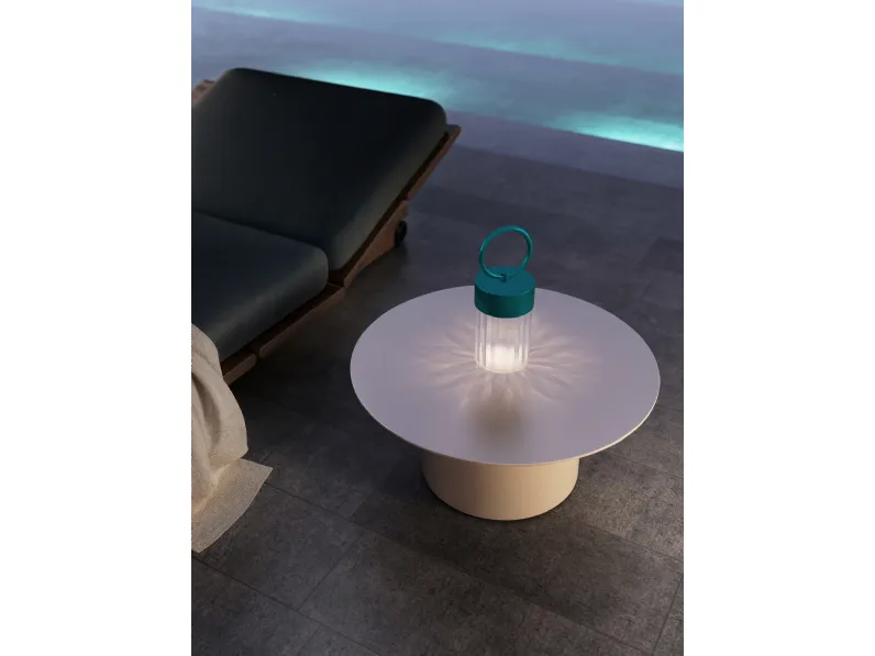 Lampada outdoor Claretta in metallo laccato e vetro di Contardi