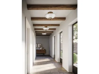 La lampada a soffitto Country di Il Fanale è l'elemento distintivo che unisce design e funzionalità.