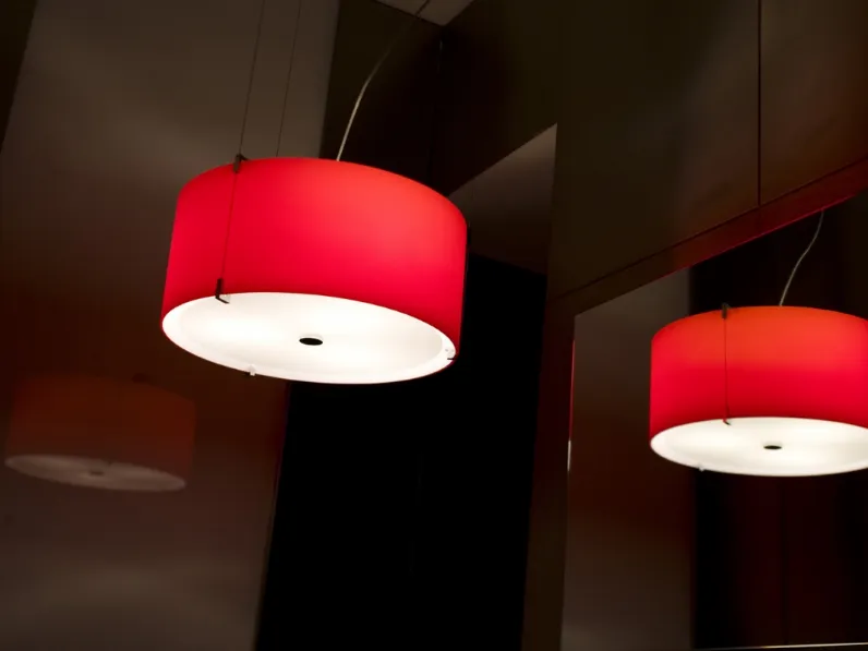 Lampada a sospensione in vetro soffiato Cpl di Prandina