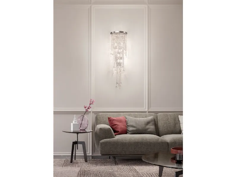 Lampada Cristalle Applique di Masiero