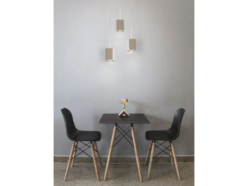Lampada a sospensione in metallo Cubick di Cattaneo