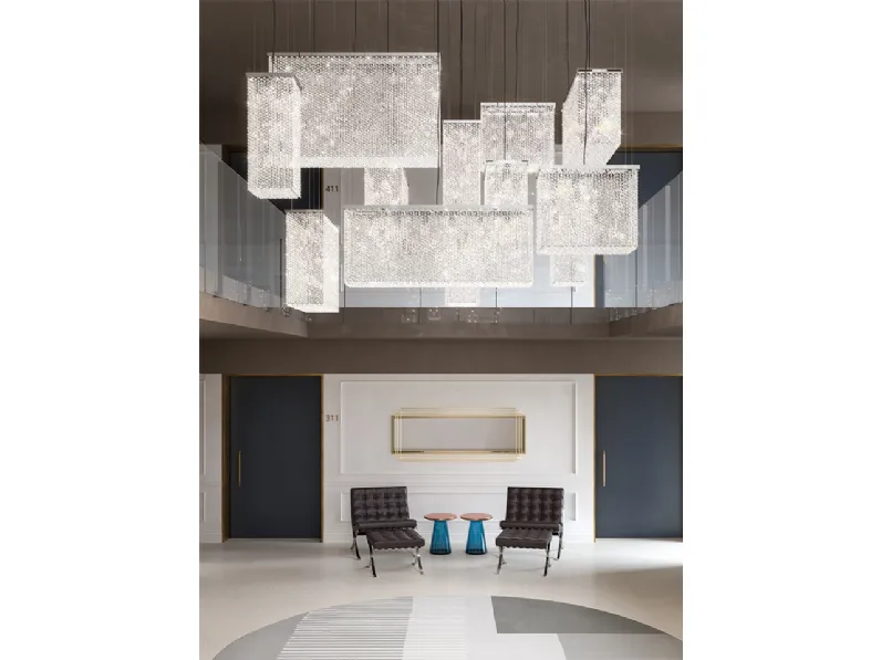 Lampada a sospensione Cubo di Masiero