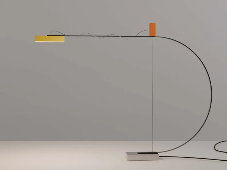 Lampada da terra di design Cupido di Nemo