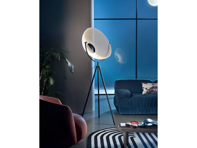 Lampada Demì Moon da terra di Stilnovo