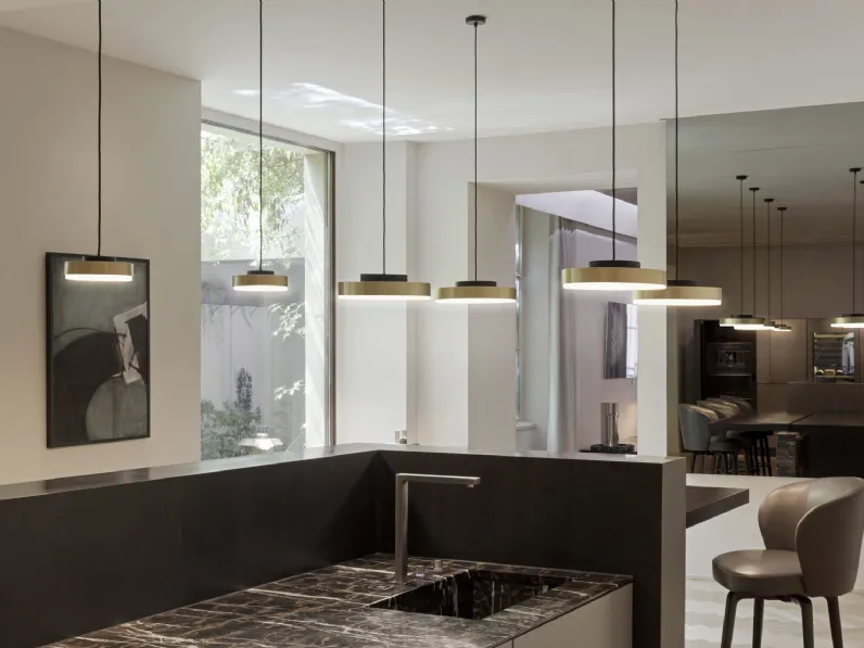 Lampada a sospensione Discus di Contardi