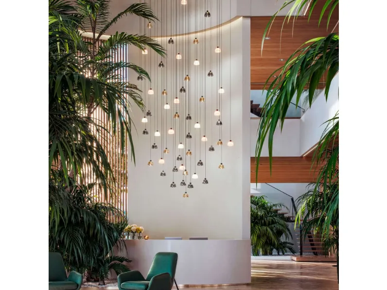 Lampada a sospensione Drep-Intrack di Bover