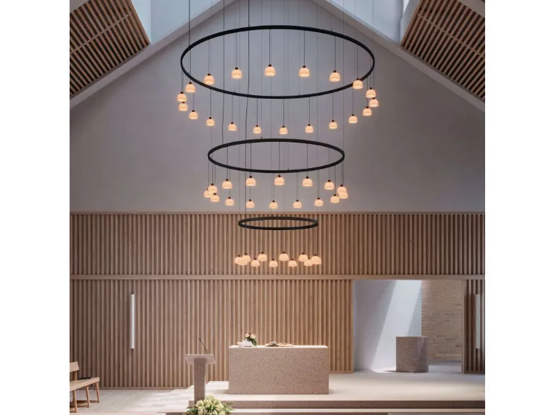 Lampada a sospensione Drep-Intrack di Bover