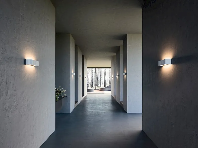 Lampada da parete in alluminio Dresscode di Rotaliana