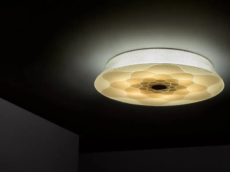 Lampada da soffitto Drop in vetro serigrafato di LIGHT4