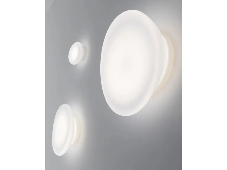 Lampada da parete Dynamic in vetro soffiato di Murano di Stilnovo