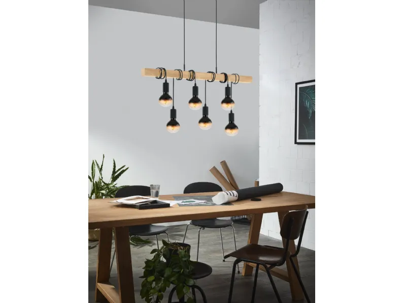Lampada a sospensione Townshend di Eglo