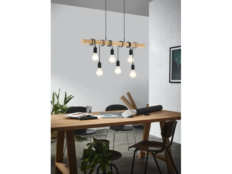 Lampada a sospensione Townshend di Eglo