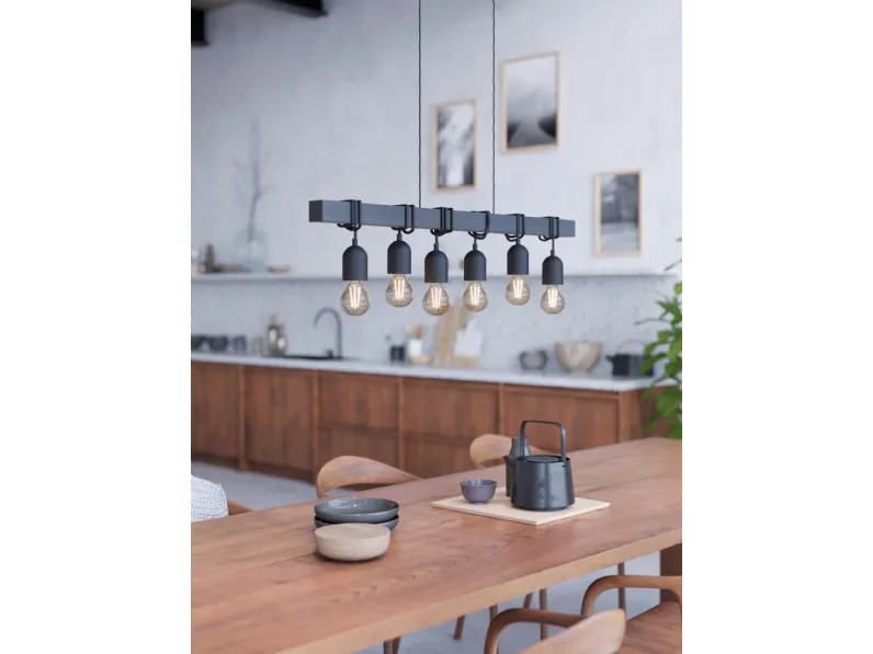 Lampada a sospensione Townshend di Eglo