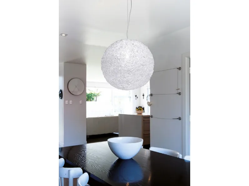 Lampada a sospensione in metacrilato intrecciato Matassa di Egoluce