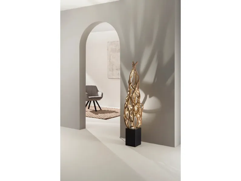 Lampada da terra in legno Epigea di FAN Europe