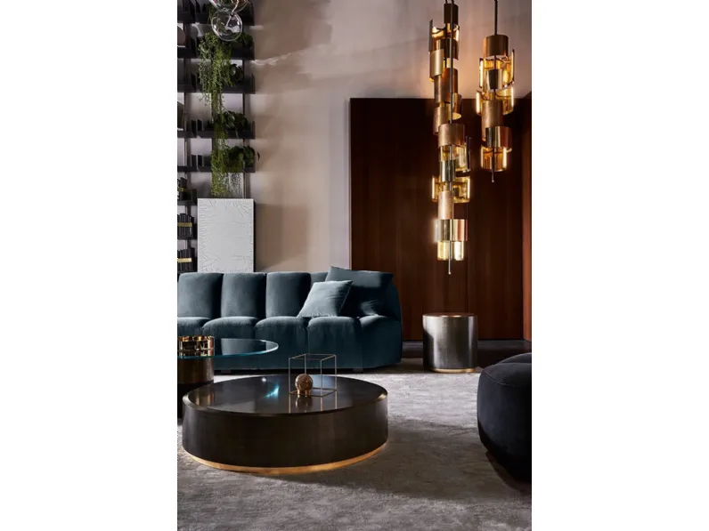 Lampada a sospensione Eris in metallo verniciato di Gallotti&Radice