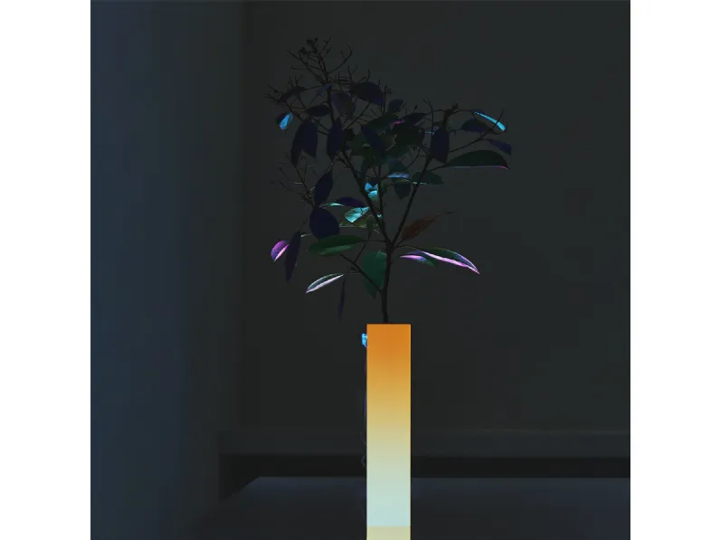 Lampada da tavolo di design in cristallo acrilico Experiment E03 di Vesta