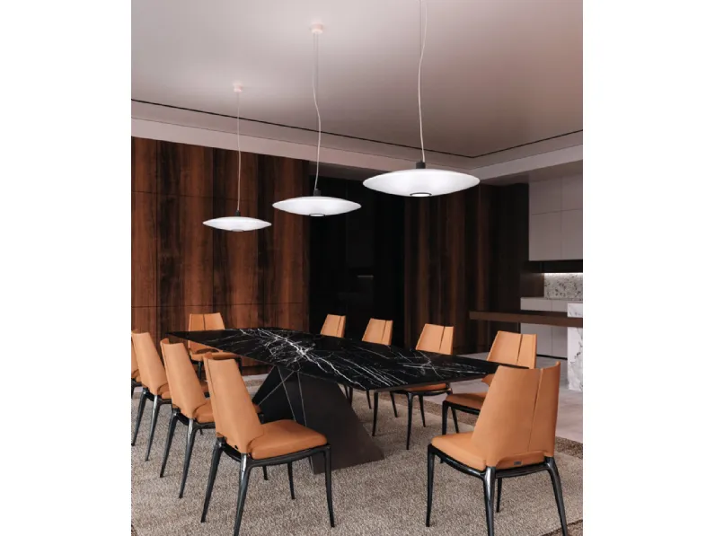 Lampada a sospensione Extra in vetro di Prandina