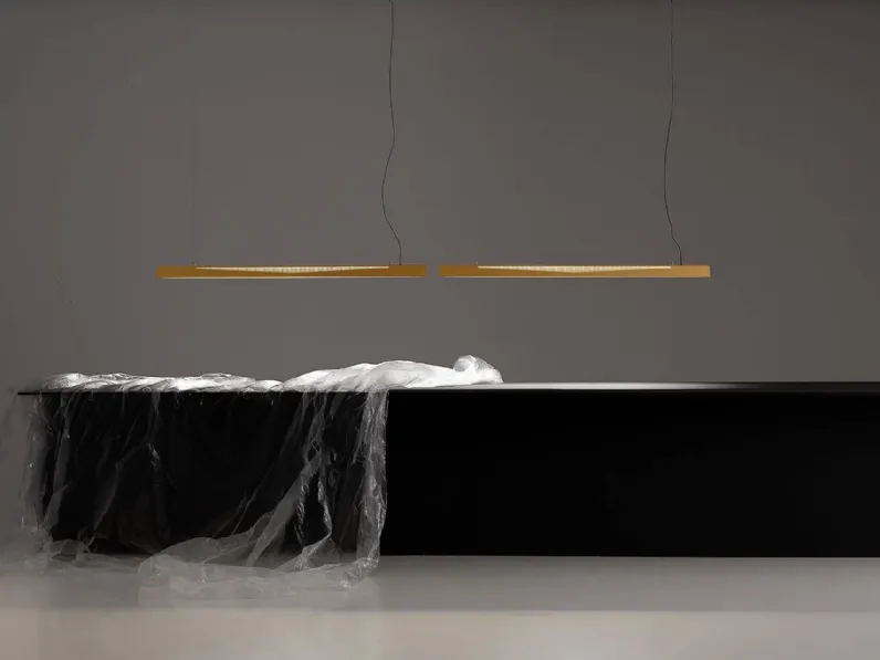 Lampada a sospensione in acciaio verniciato Filtro di Vesoi