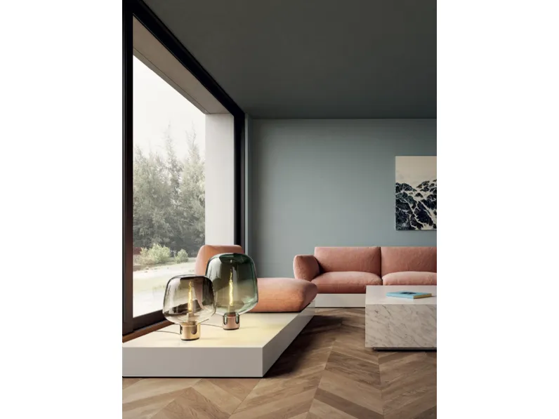 Lampada da tavolo in vetro soffiato Flar di Lodes