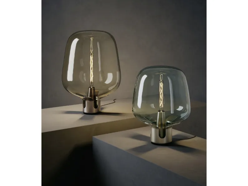Lampada da tavolo in vetro soffiato Flar di Lodes