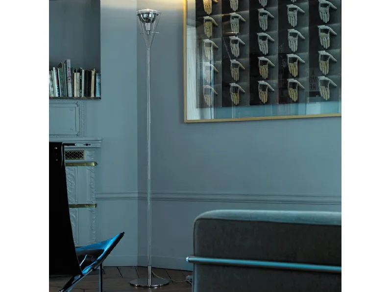 Lampada da terra Flute di Fontana Arte