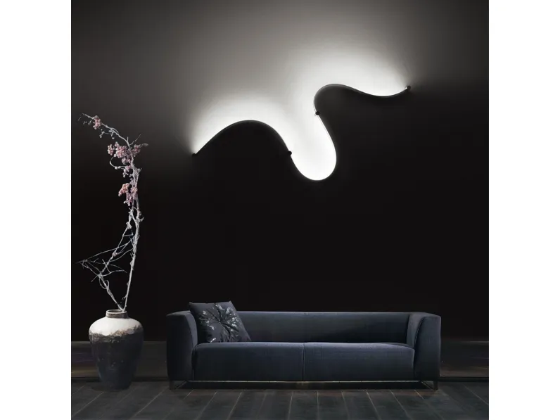 Lampada da parete Formala Plus modellabile in infinite configurazioni di Cini&Nils