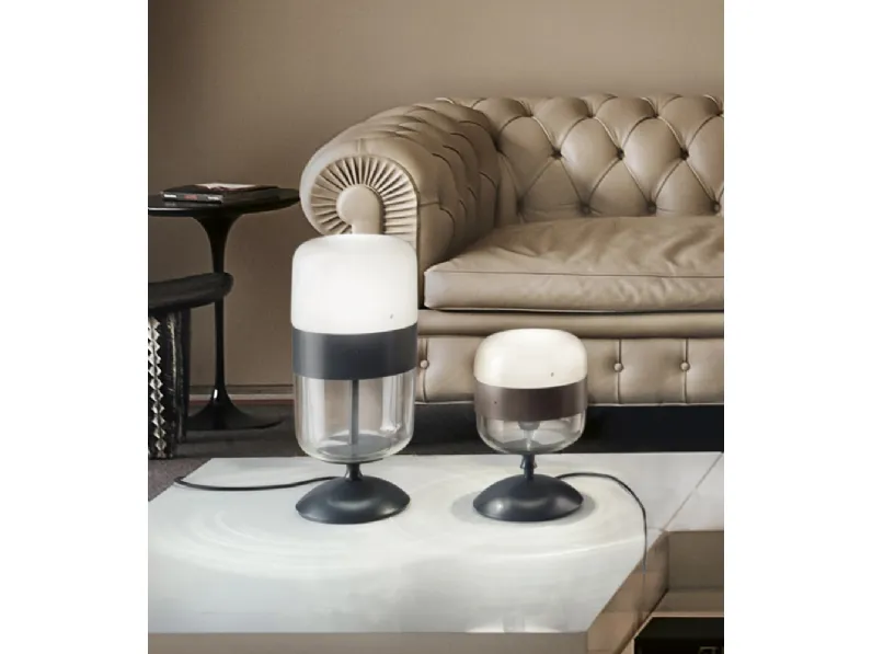 Lampada da tavolo Futura in vetro di Vistosi