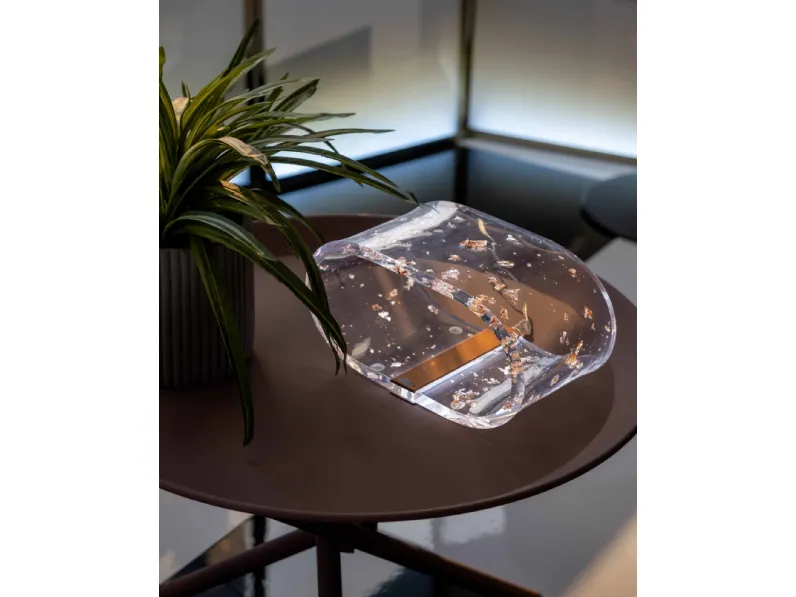 Lampada da tavolo Future Piccola in cristallo acrilico di Vesta