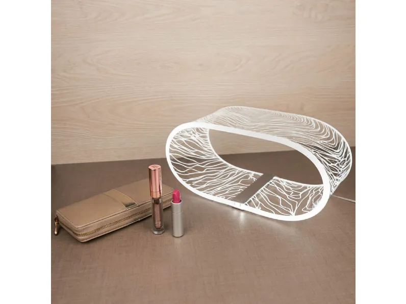 Lampada da tavolo in cristallo acrilico Future grande di Vesta