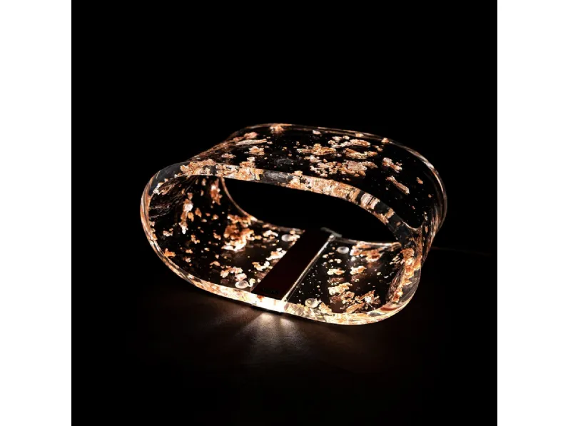 Lampada da tavolo in cristallo acrilico Future piccola di Vesta