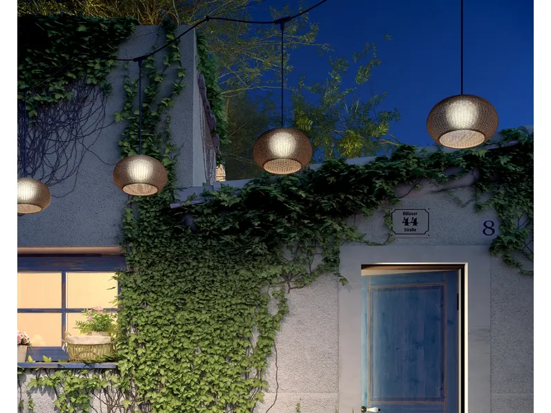 Lampada outdoor Garota Catenary di Bover