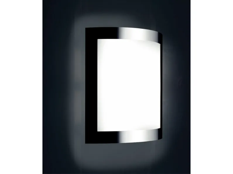 Lampada da parete Giulia in vetro bianco di Status