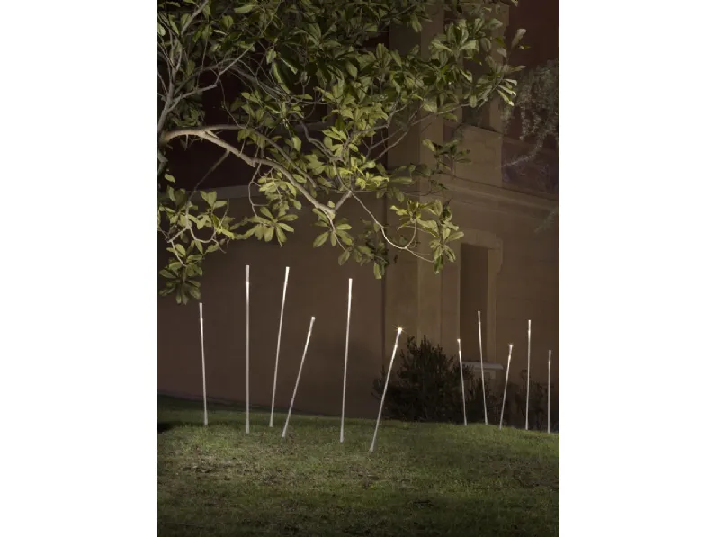 Lampada Giunco da esterni in metallo bianco di Fabbian