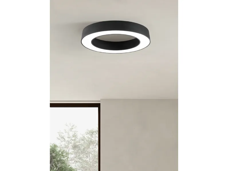 Lampada a soffitto Globus in alluminio di Ondaluce