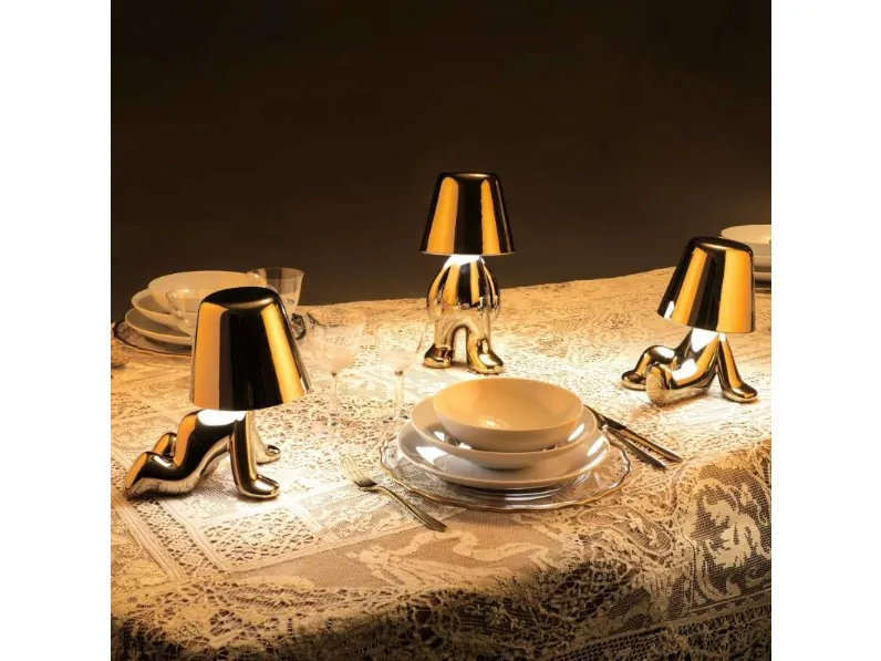 Lampade da tavolo Golden Brothers di Qeeboo