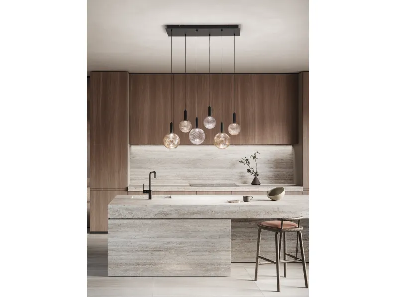 Lampada a sospensione Golf in vetro soffiato di Ondaluce