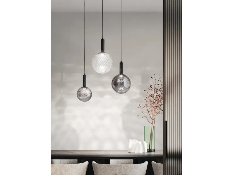 Lampada a sospensione Golf in vetro soffiato di Ondaluce