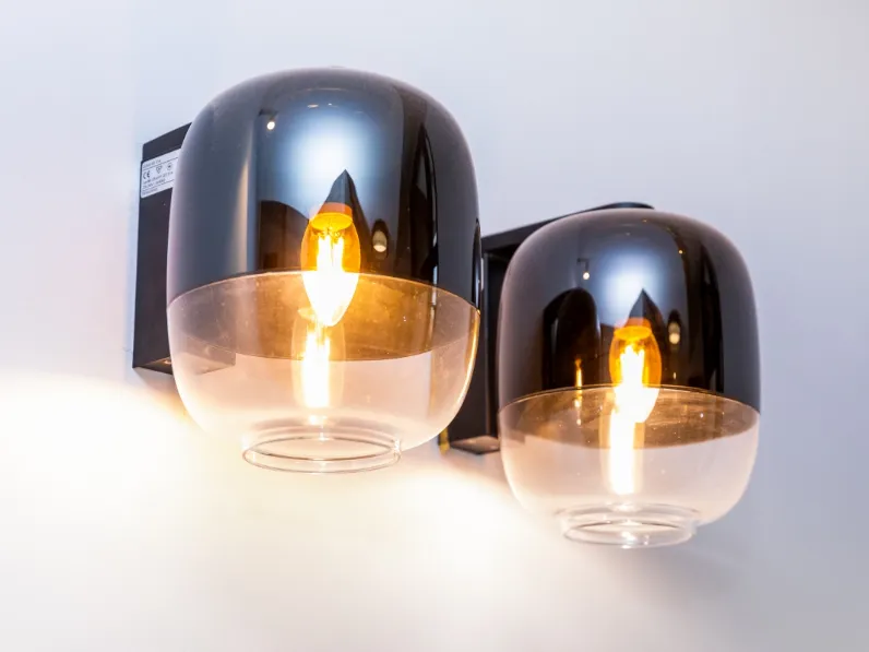 Lampada da parete Gong di Prandina