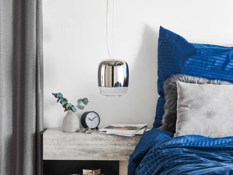 Lampada a sospensione in vetro Gong di  Prandina