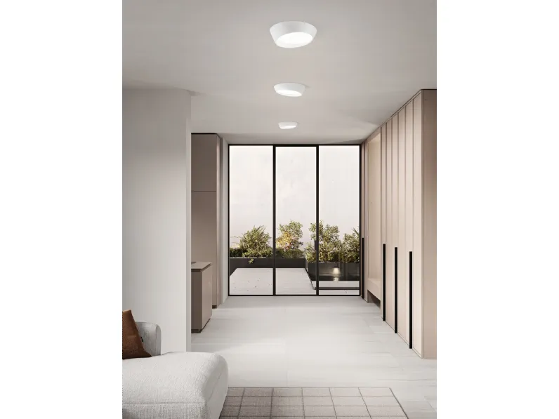 Lampada a soffitto Half di Ondaluce