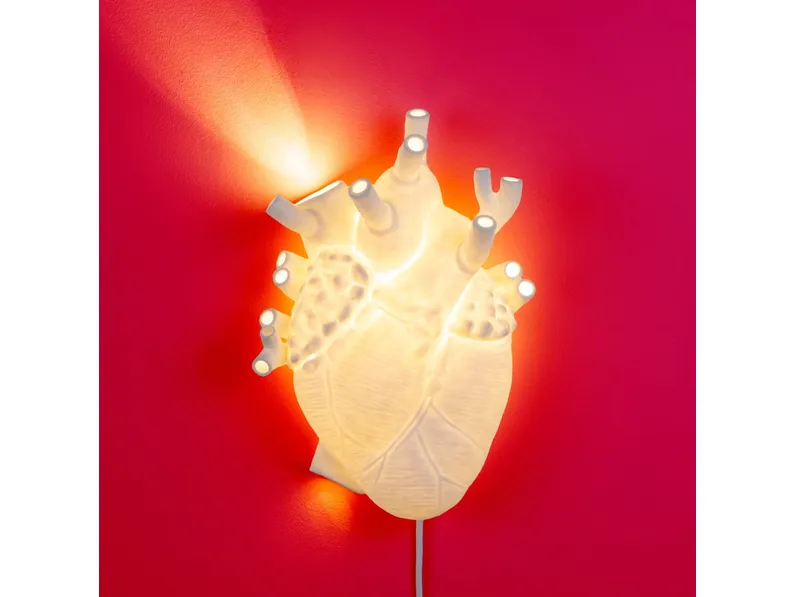 Lampada da parete Heart di Seletti