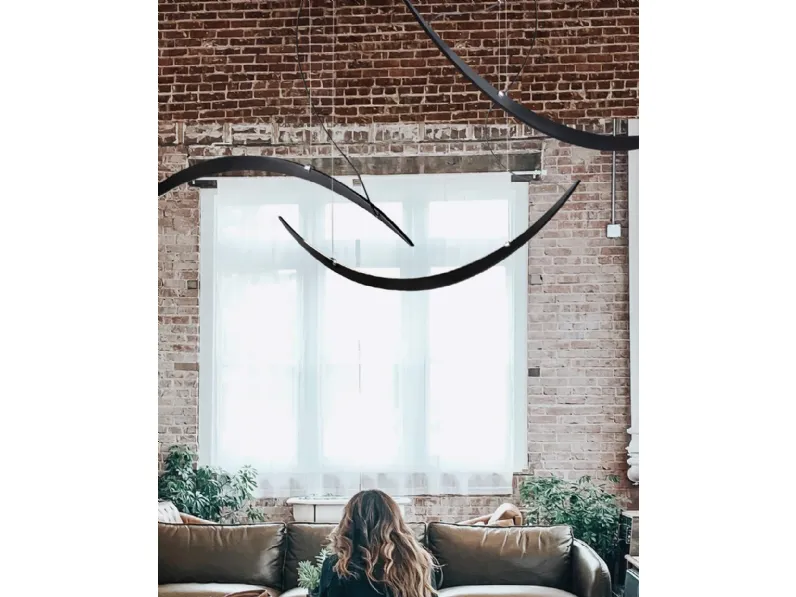 Lampada di design a sospensione Heron di Cattaneo