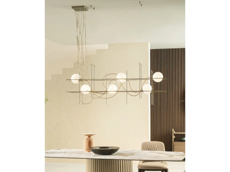 Lampada a sospensione Iron S di Riflessi