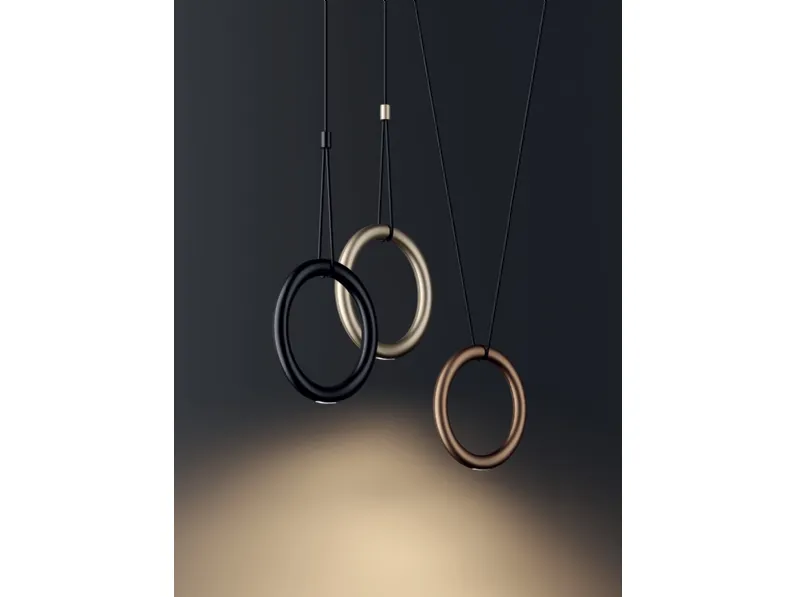 Lampada a sospensione in metallo IVY V di Lodes